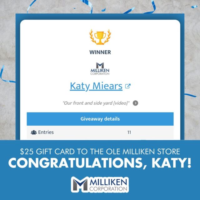 Thank you to everyone who participated in our giveaway last week! Katy Miears is the winner of a $25 gift card to The Ole Milliken Store (@theolemillikenstore), chosen at random. Katy, the gift card will be waiting for you at the store!

This last heavy rainfall has exposed many drainage issues for home and business owners alike. If you would like an assessment, give us a call and we will send someone out to take a look! (615) 238-5909.