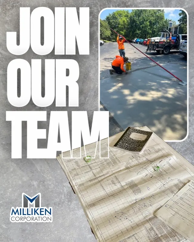 We are growing and looking for new #crackerjacks to join our team!

- Estimator
- Creative Marketing Assistant
- Self-Perform Crew Member
- Mechanic
- Customer Relationship Specialist

Apply on our website at www.millikencorp.com/join-our-team today.