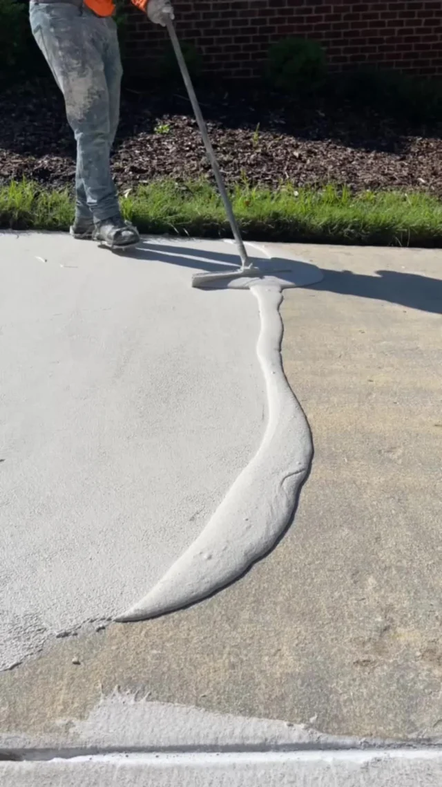 "Slippery When Wet" is not just an album title; it was the theme song for this Nashville driveway before we were called out for an acrylic concrete overlay. 

#overlay #concreteoverlay #driveway #acrylicoverlay #acrylicconcreteoverlay #nashvilleTN #millikencorp #millikencorporation #slipperywhenwet #bonjovi