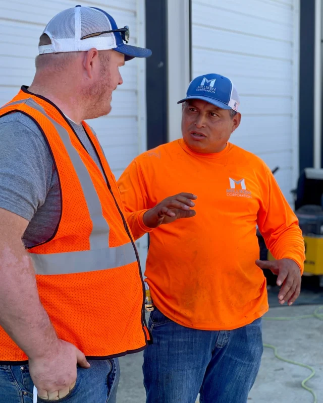 Talkin’ shop.

#millikencorp #concrete #asphalt #localcontractor #contractormiddletn #servingexcellence