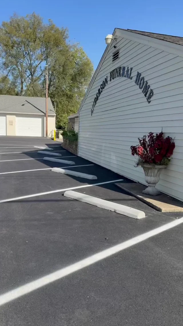 #asphalt #asphaltparkinglot #newparkinglot #cleanlines #parkinglotstripe #striping #aphaltpaving #paving #millikencorp #millikencorporation #parkinglot #andersonfuneralhome #asphaltexperts #gallatintn