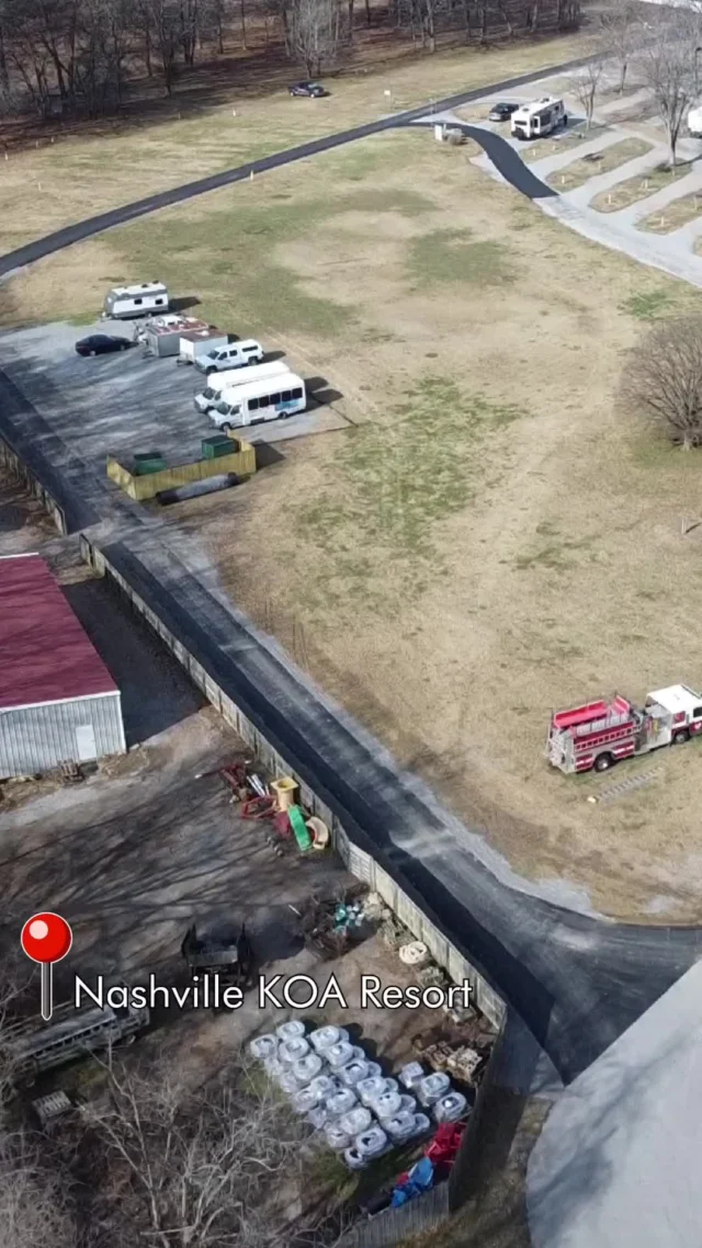 Making camping great again with freshly paved roads and a new concrete bridge.

#KOA #NashvilleKOA #asphalt #concrete #MillikenCorp #MillikenCorporation  #camping