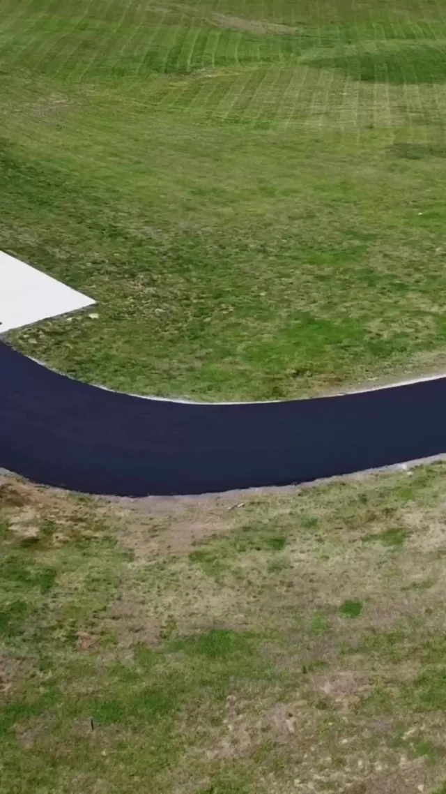 Paving driveways like this one REALLY gets our team excited. She's a beauty, that's for sure! 

#asphalt #asphaltpaving #lebanontn #millikencorp #millikencorporation