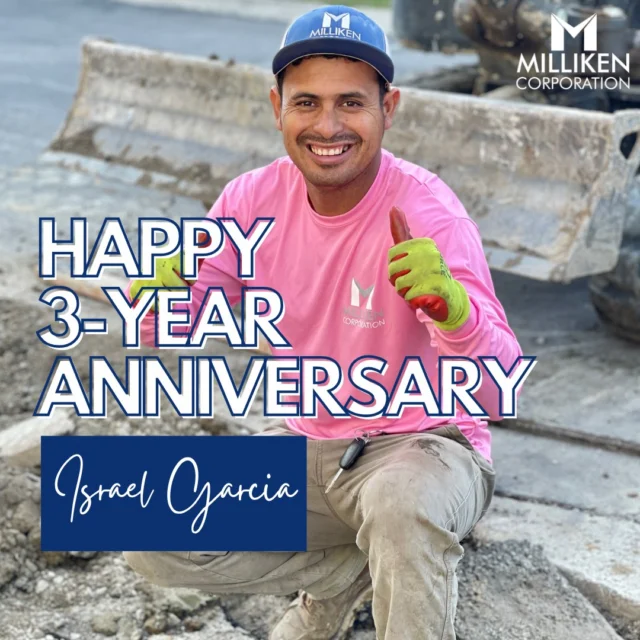 Happy 3-year anniversary, Israel! 
Thank you for your hard work, dedication, and for always looking for ways to grow in your role.

#3yearanniversary #concrete #asphalt