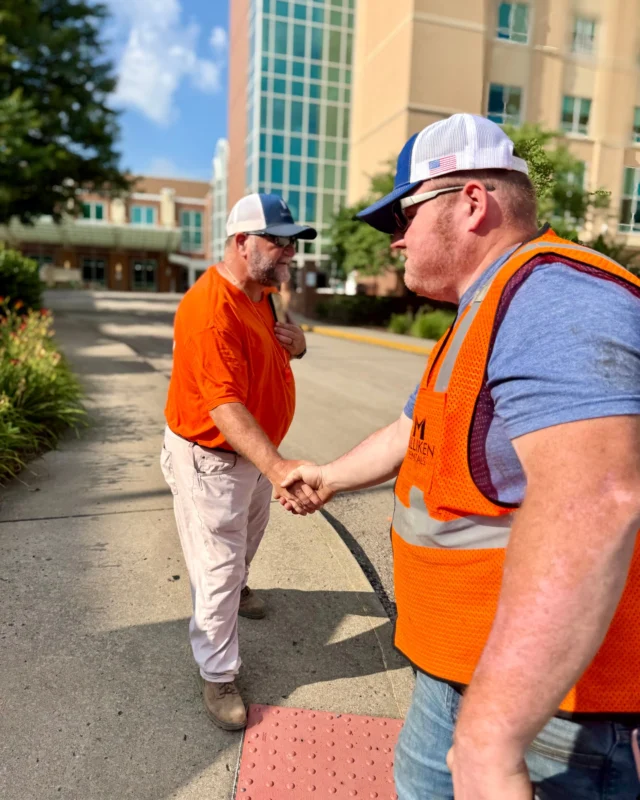 No words needed. Just hard work and a handshake.

#handshake #millikencorporation #hardwork