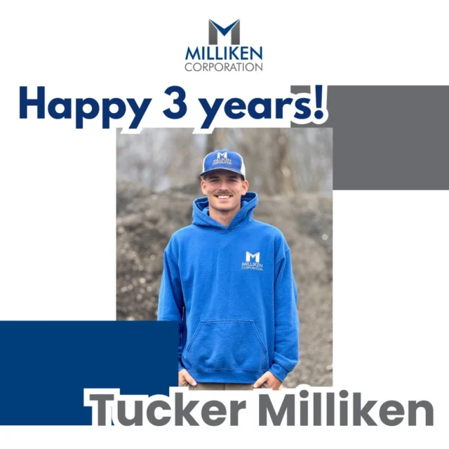 Happy 3-year anniversary, Tucker! Your dedication and positive attitude make a difference every day - we're proud to have you on our team. Here's to many more years together!