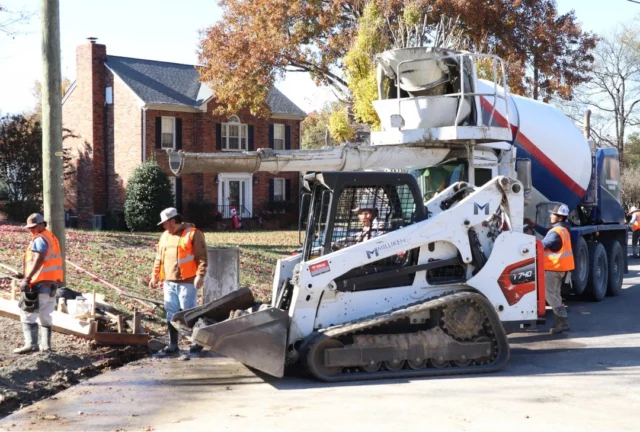 Putting in the work. Machines moving, concrete flowing... the way it should be.

#millikencorp #concrete #themillikencorporation