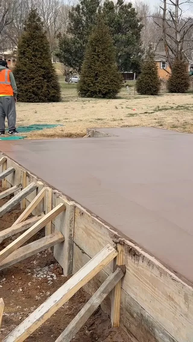 Before: plain concrete.
After: a space that adds character to the property.

Stamped concrete is a great way to upgrade patios, walkways, and outdoor spaces while keeping the durability concrete is known for. Thinking about something similar? We’d be happy to take a look.
#concrete #themillikencorporation #tn #cottontown