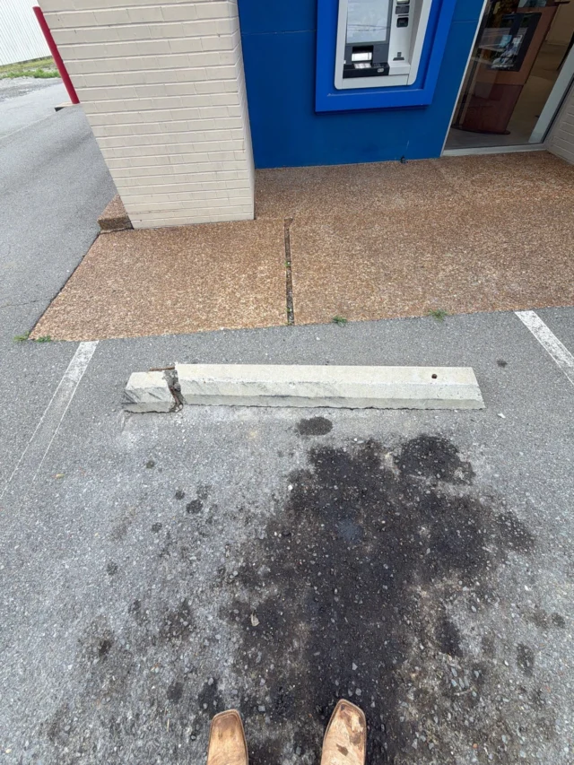 Another problem fixed! 
Don’t mess around with busted-up wheel stops. Give us a call and we’ll get it taken care of the right way. (615) 238-5909
#themillikencorporation #wheelstops #problemsolved